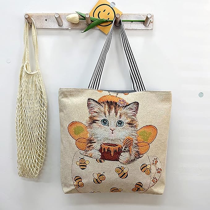 Crochet Bag Organizer for Yarn, Large Knitting Bag Portable Yarn Storage Bag for Knitting Needles Crochet Hooks (H)