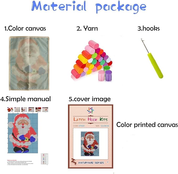 Wild Animal Orange Tiger Latch Hook Rug Kit for Adults DIY Carpet Cushion with Printed Canvas Crochet Yarn Craft Hook and Latch Tapestry for Home Decor Pets Warm Pads 60x40cm(1)