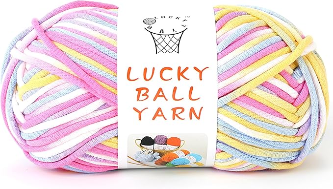 Yarn for Crocheting,100g Soft Yarn for Crocheting,Crochet Yarn for Sweater,Hat,Socks,Blankets(Macaron)