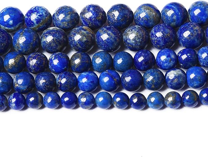 AAA+ Natural Lapis Lazuli Gemstone Beads 8mm 45PCS Round Loose Stone Beads for Jewelry Making DIY Bracelets Necklace Earrings