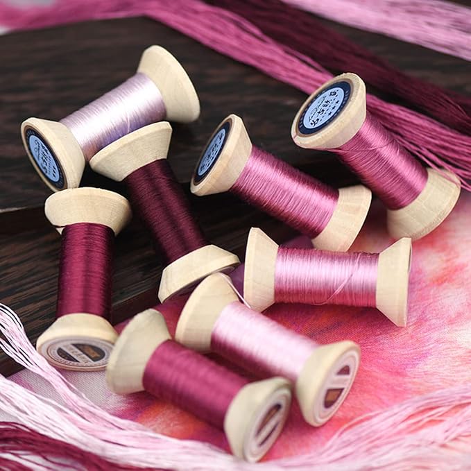 Natural 100% Mulberry Handmade Embroidery Silk Thread Silk Floss (80)