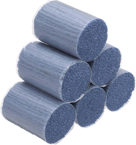 PATIKIL 12 Rolls Latch Hook Yarn, Latch Hook Kit Precut Rugs Yarn Making Crochet Bundles for Rug Adults Beginners Tapestry DIY Craft, Sea Blue
