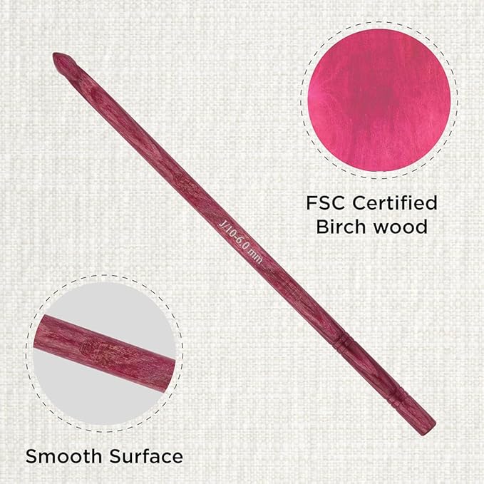 KnitPro Dreamz Single-Ended Crochet Hook | US Size J (6mm)
