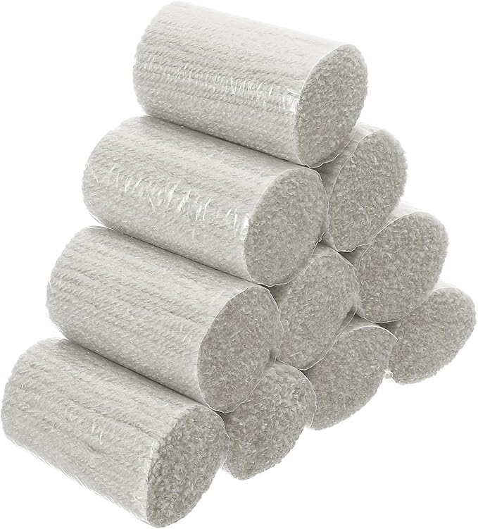 PATIKIL 10 Rolls Latch Hook Yarn, Latch Hook Kit Yarn Precut Hook Rugs Yarn Making Crochet Bundles for Latch Hook Rug Adults Beginners Tapestry DIY Craft, Light Grey