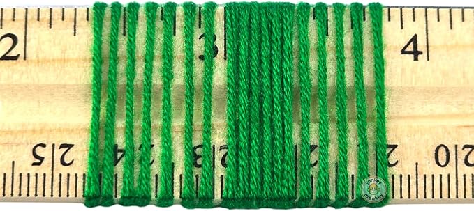 10-Pack of Yonkey Monkey Fingering Weight Yarn - 70% Rayon derived from Bamboo, 30% Cotton - Imported - Christmas Green 9064