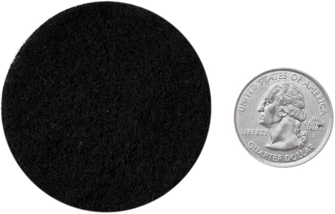 Playfully Ever After Black & White Craft Felt Circles (2 Inch - 58pc)