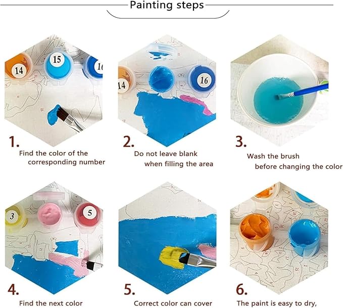 Fotasmua DIY Wishing Bottle Paint by Numbers for Adults Beginner, Faith, Hope, Love Paint by Numbers on Canvas, Easy Color Acrylic Painting by Number Kits for Offices and Home Wall Decor 16 X 20 Inch