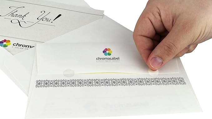 chromalabel 0.50 inch round label clear transparent dot stickers, 1000 labels per roll, non-perforated