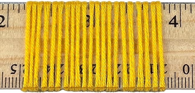 10-Pack of Yonkey Monkey 500 Grams Yarn - 70% Rayon derived from Bamboo, 30% Cotton - Imported (Turmeric)