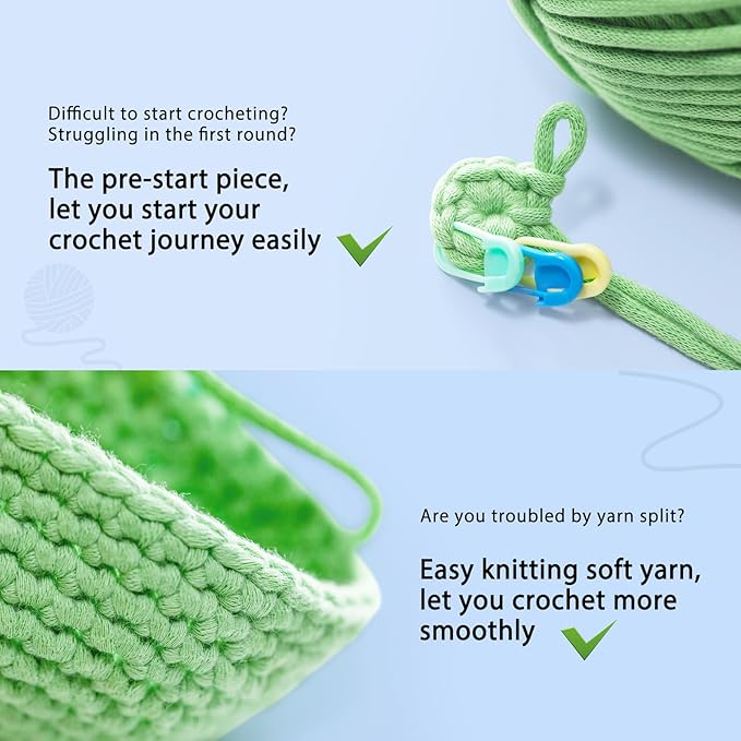 Crochet Kit for Beginners - Fox Crochet Kit, Learn to Crochet, All You Need in, Step-by-Step Video Tutorial, Instruction, Soft Yarn, Holiday, Birthday Gift for Adults, Teens
