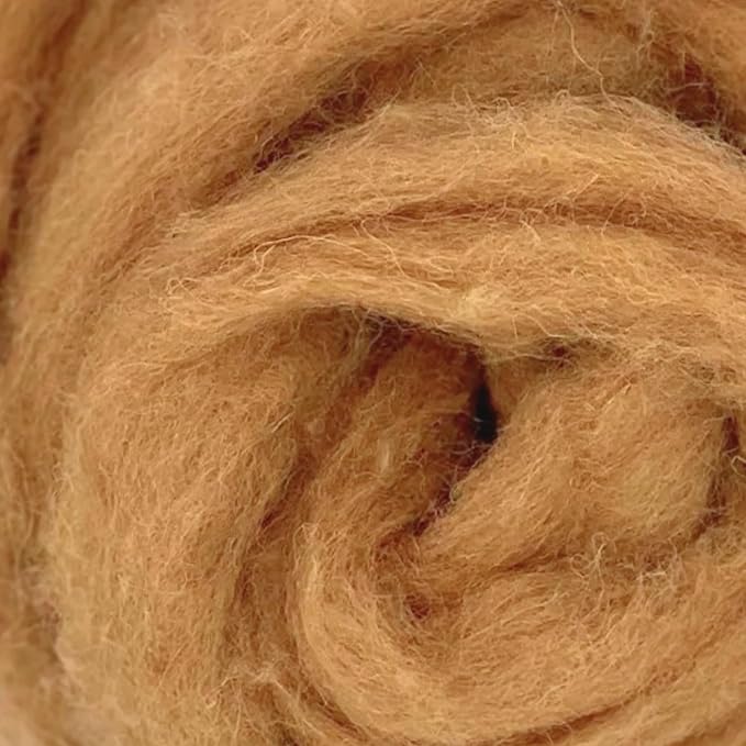 Corriedale Carded Sliver Wool Roving Variety Bundle | Best Core Wool for Needle Felting, Spinning, Wet Felting, Weaving, Dryer Balls, Yarn Roving - Ethically Sourced (Autumn Harvest)