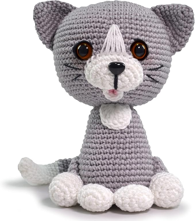 CÍRCULO Amigurumi Crochet Kit - Cats & Dogs - All Included, Easy Instructions - Crochet Kit for Intermediate - Crochet Set - Animal Crochet Kit, Premium Amigurumi Yarn for Crocheting – Persian