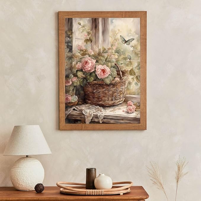 ARPADAMO Diamond Art Kits for Adults,5D Flower Diamond Painting DIY Butterfly Diamond Art Diamond Painting Kits for Adult,Round Full Drill Diamonds, Diamond Art Kits for Home Decor-12x16inch