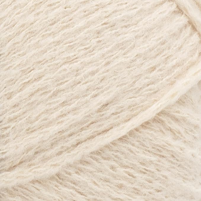 Lion Brand Yarn, Feel Like Butta Velvety Soft Yarn for Knitting, Crochet, and Crafts, Neutral, 1 Pack, Chenille Like Fiber for Plush Baby Blankets, Amigurumi Toys, and Worsted Weight Sweaters