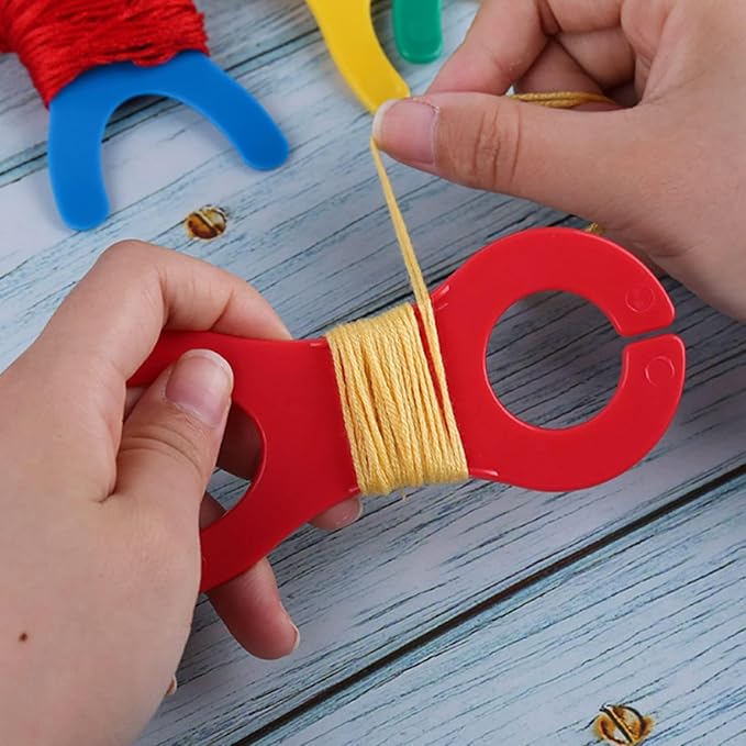 50PCS Yarn Bobbins for Crochet, Embroidery Floss Bobbins Embroidery Thread Holder Cross Stitch Thread Organizer for Knitting Cross Stitch Embroidery Craft Sewing Supplies, 4.13 X 1.97 in