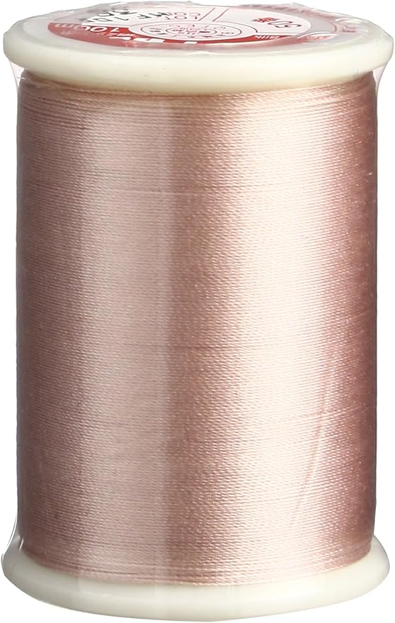 Superior Threads Tire Silk #50 3-Ply 50-Weight High Sheen Silk Embroidery Quilting Sewing Thread - 109 Yard Spool (#036 Pink Ivory)