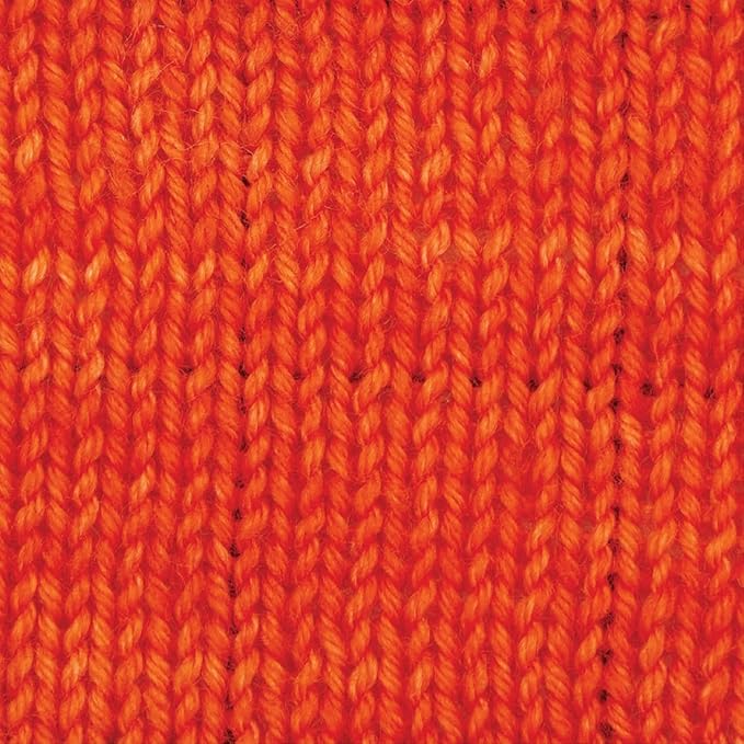 KnitPro Symfonie Fingering Weight Hand Dyed Semi-Solid Yarn Skein | Extra Fine Merino Wool & Polyamide Blend for Knitting & Crocheting, Oeko-TEX Certified 400m, 100g | Terra Tangerine