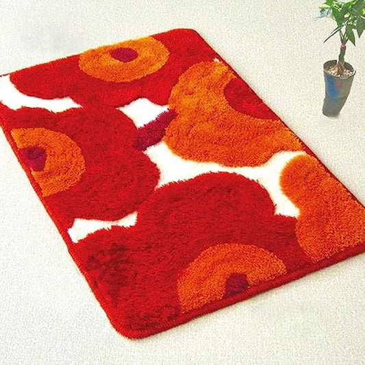 ZFFLYH Latch Hook Kits DIY Crochet Yarn Rugs Tapestry Hooking Needlework Crafts Arts Kit Color Preprinted Pattern Home Decoration Festival Gift for Adults and Beginner