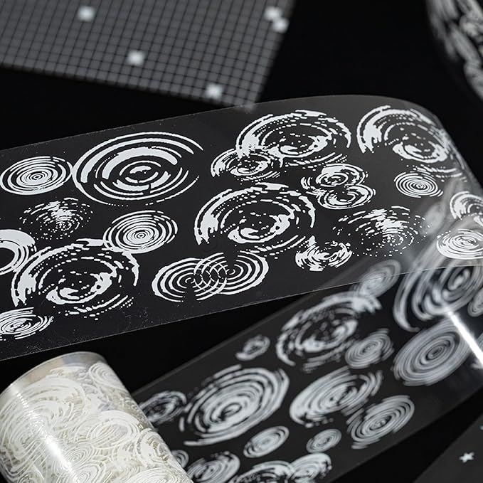 Junk Journal Supplies, 4 Rolls Decorative Tape for Scrapbook Supplies Junk Journal Card Making Picture Art Collage DIY