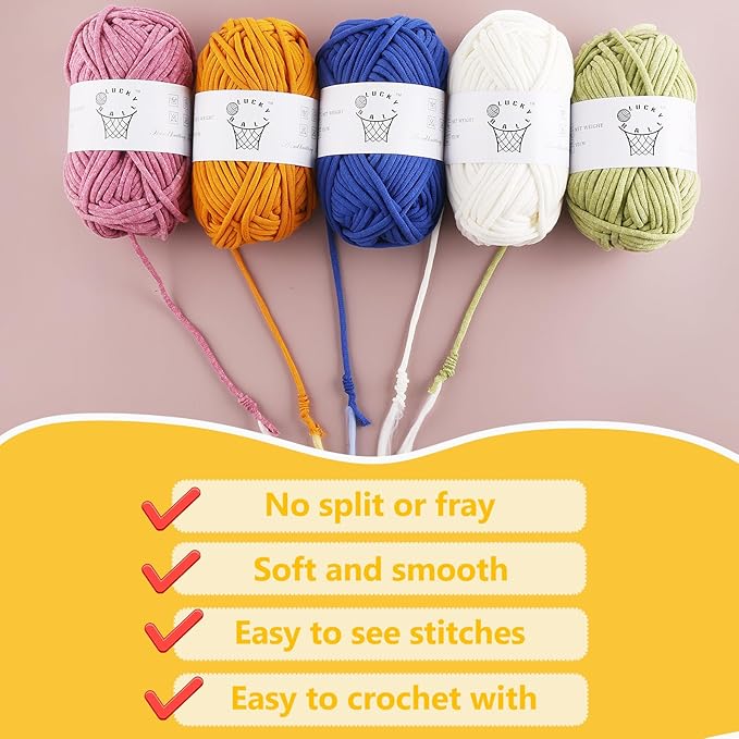 100g Yarn for Crocheting and Knitting,66yds/60m Cotton Yarn for Beginners,Cotton-Nylon Acrylic Blend Yarn for Beginners Crochet Kit Making(Bay Leaf)