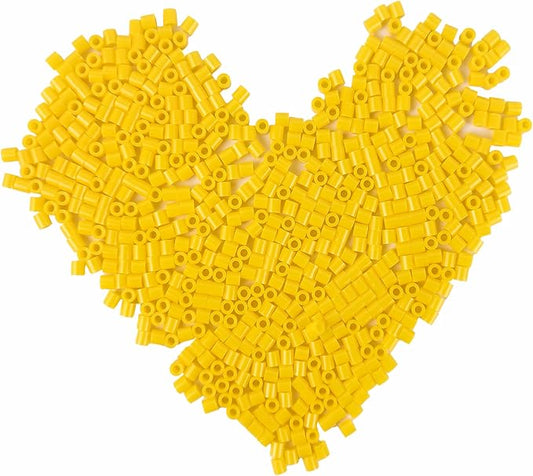 yowamho 1000 pcs 5mm orange yellow melting fuse beads for crafts