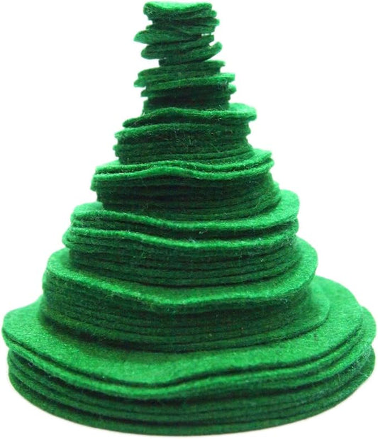 Playfully Ever After Green Craft Felt Circles (Mixed Size Pack - 56pc)