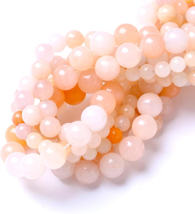 12MM 32PCS Streamer Powder Stone Beads for Jewelry Making DIY Craft Gemstone Beads Kit Cosmic Crystal Pebbles for Bracelets, Necklaces