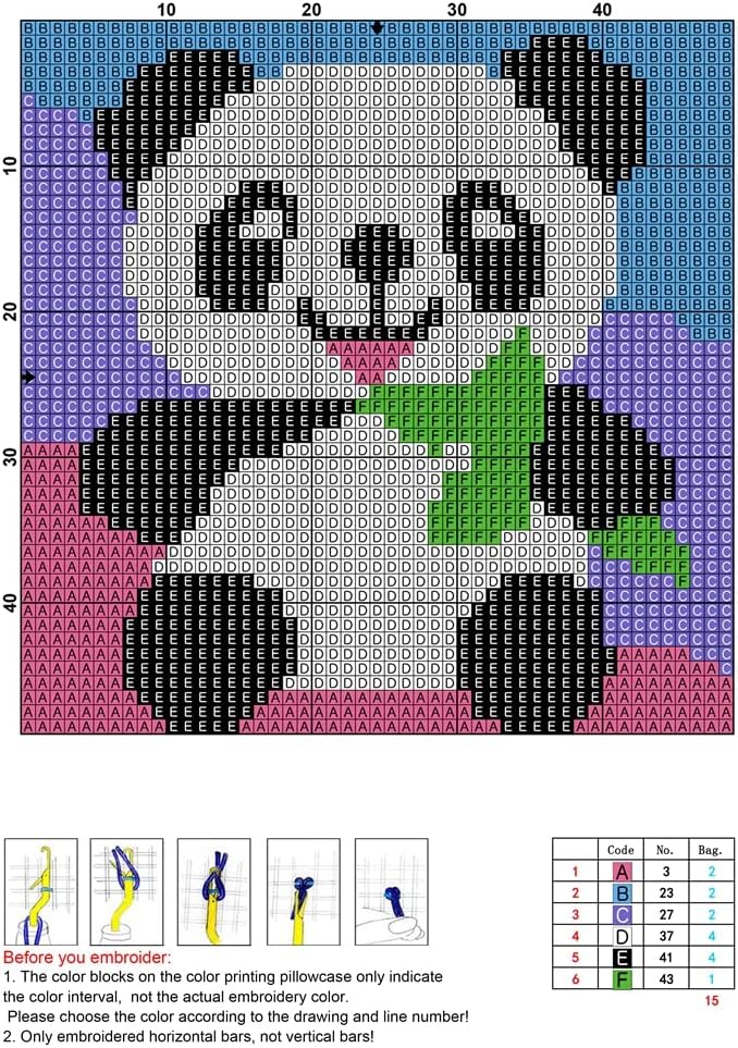 DL-YTG Latch Hook Kits Rug Panda Crochet Yarn Cushion Colour Pre-Printed Canvas Cover Rug Needlework DIY Hook and Latch Kit Christmas Home Decoration 30x30cm/12 X12inch