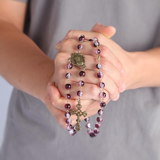 BINRANHS Catholic Rosary Making Kit for Adults Kids,DIY Wedding Rosary Jewelry Necklace Making Kit,804pcs Rosary Making Kits,Rosary Prayer Making Supplies First Communion Necklace Set