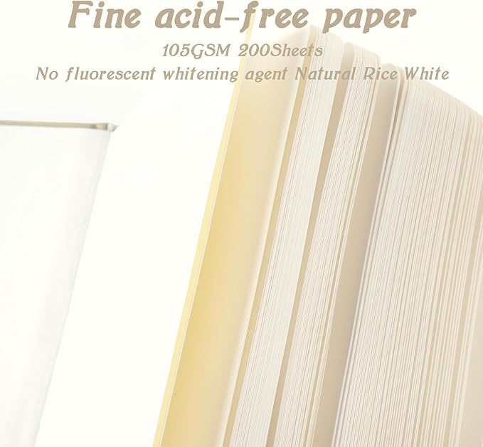 Mix Media Pad,3.5"x5.5" Small Hardcover Leather Art Sketchbook,105 GSM 200 Sheets/400 Pages Acid Free Artistic Painting Drawing Sketching Writing Paper, Handy Pocket Journal Notebook. Grey