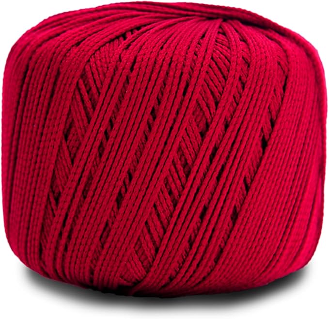 CIRCULO Seaside Yarn, Perfect for Beachwear, Bikinis & Cover-Ups, Quick-Drying & Lightweight, Fingering Weight, 100% Polyamide, 180.4 yds, 50g (6111 - Fervor)