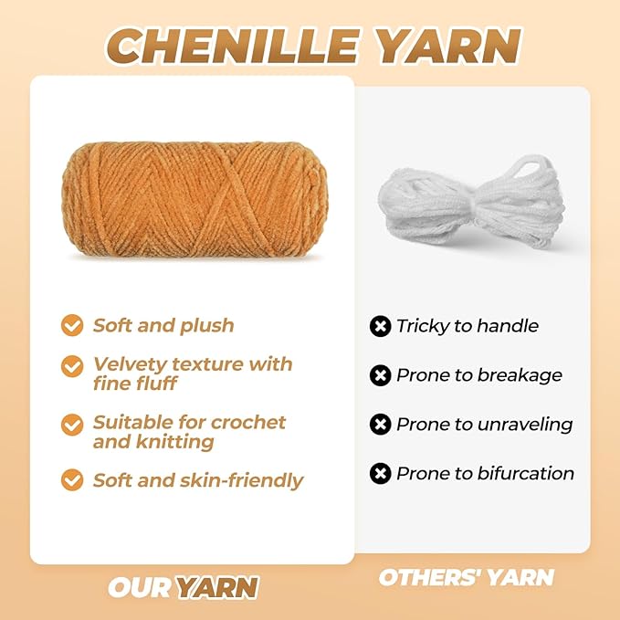 MOREJMTT Crochet Kit for Beginners, Learn to Crochet, Include Easy Knitting Soft Yarn, Step-by-Step Video Tutorial, Hook, Holiday Birthday Gift for Adults (2 Pack Dog)