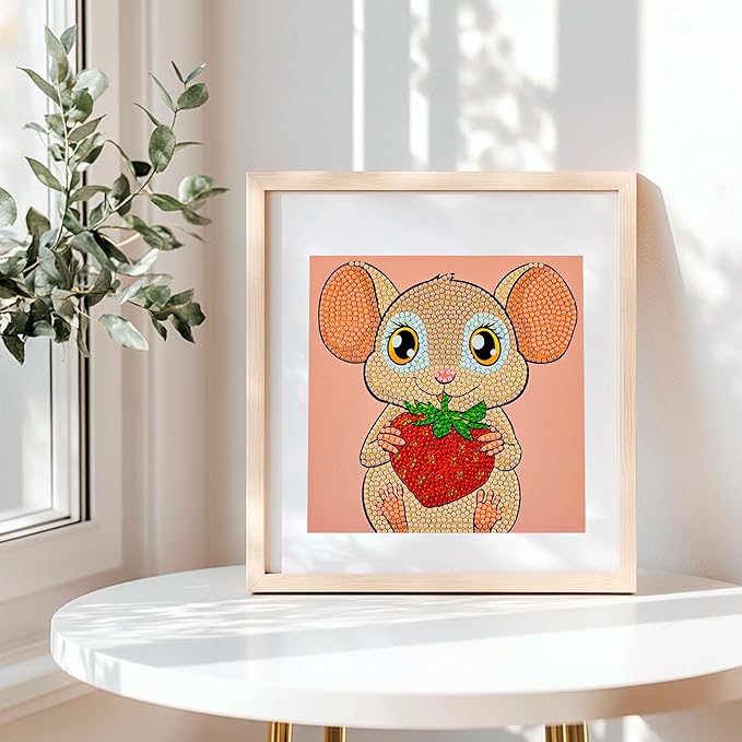 LuwoArte 6 Pack Diamond Painting Kits for Adults – Cute Animals-Themed Diamond Art Kits–DIY Full Drill Paint Gem Art – Brilliant 5D Diamond Painting Kit for Adults – Relaxing Craft for Home Wall Décor