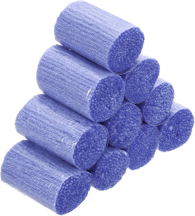 PATIKIL 10 Rolls Latch Hook Yarn Kit, Precut Rugs Yarn for Making Crochet Bundles, Tapestry DIY Craft for Adults Beginners, Dark Purple
