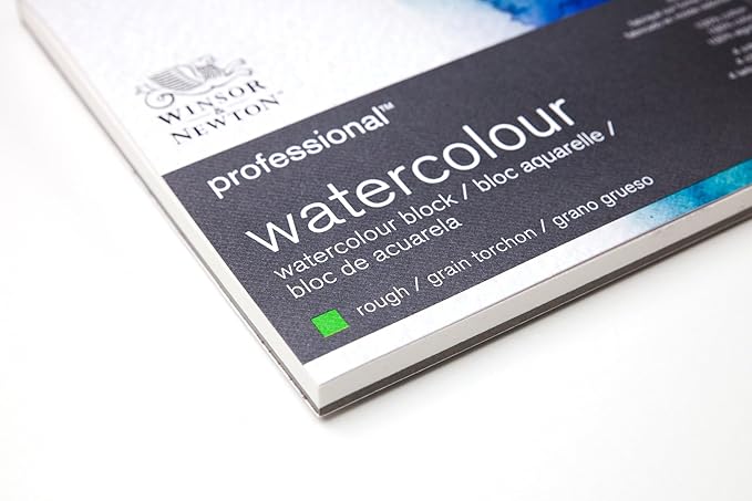 Winsor & Newton Professional Watercolor Paper Block, 7" x 10", Cold Pressed