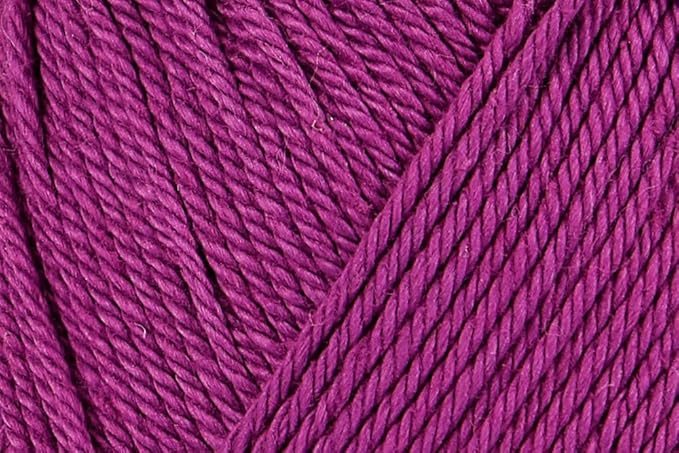 1 Skein/Pack Schachenmayr (SMC) Catania Originals Yarn, Each Ball 1.76 Oz (50gr) / 136 Yards (125 m), 100% Mercerized Cotton for Knitting and Crochet Yarn, Sport Weight, 282 - Phlox