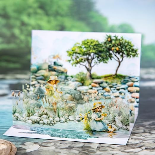 6 Rolls River Landscape PET Tape Set – Forest Stream and Riverbank Aesthetic with Seamless Nature Scenes for Scrapbooking, Journaling, Crafts, DIY and Decor