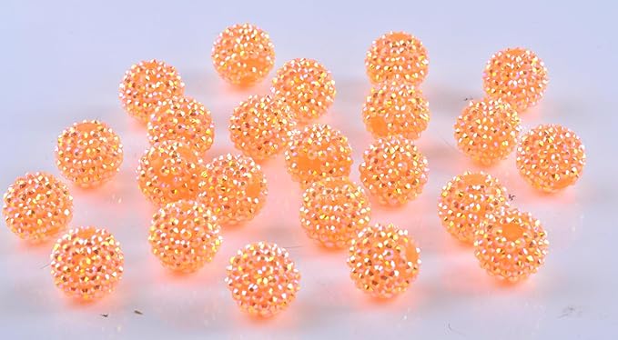 20mm Rhinestone Beads for Pens 20pcs Beaded Pens Beads Bling Glitter Suger Bugglegum Beads Large Balls Crystal Pen Beads for DIY Pens Keychain Making Suppliers Bulk