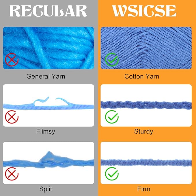 4 PCS Crochet Yarn, 560 Yard Soft Yarn for Crocheting Assorted Colors Fluffy Yarn for Crochet Hand Knitting Easter Decor Gifts 1 Skein/140 Yard-Neon