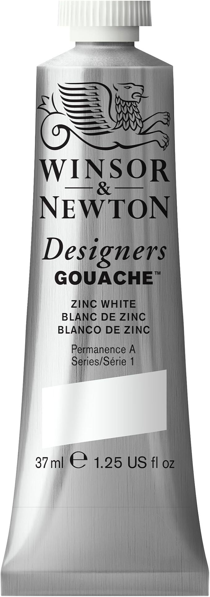 Winsor & Newton Designer's Gouache, 37 ml (1.25oz) tube, Zinc White