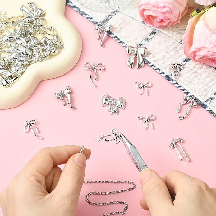 Antique Silver Cross Drink Insect Animal Theme Charms for DIY Jewelry Bracelet Necklace Earring Keychain Decor