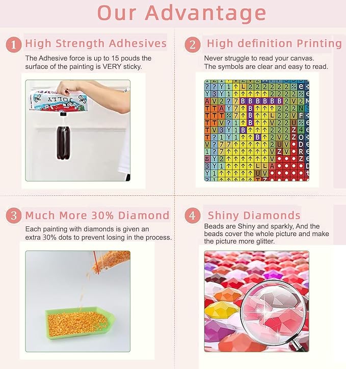 Gnome Valentine Diamond Art Kits for Adults-Round Full Drill 5D Gnome Love Diamond Painting Kits for Adults Beginners Paint by Diamonds Pictures Gem Art Painting Kits DIY Crafts Kits 12x12inch