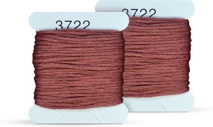 Embroidery Floss Kit and Refills - Cotton Threads - DMC Color Coding for Cross Stitch, String Crafts, Friendship Bracelets