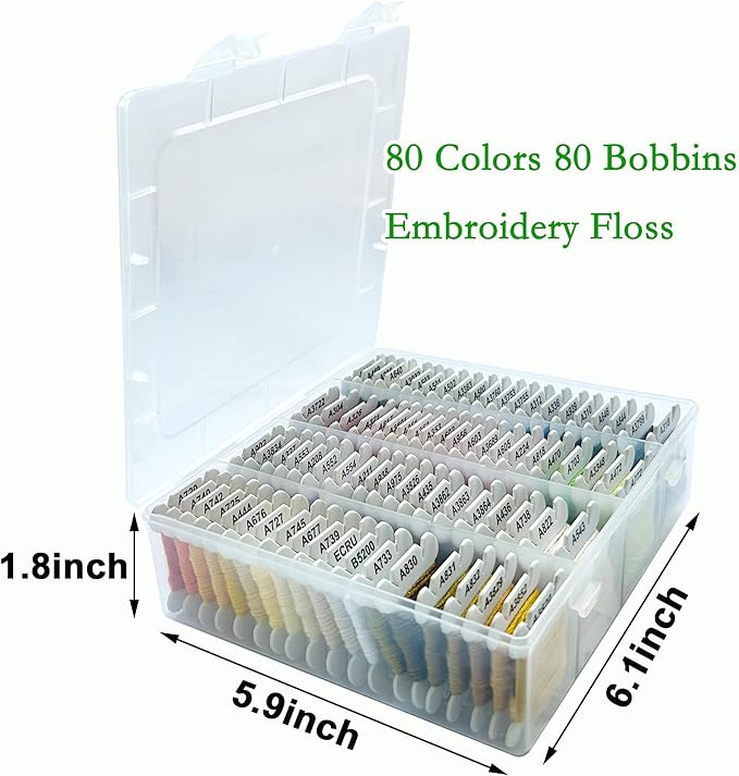 Friendship Bracelet Kit Embroidery Floss 80 Colors
