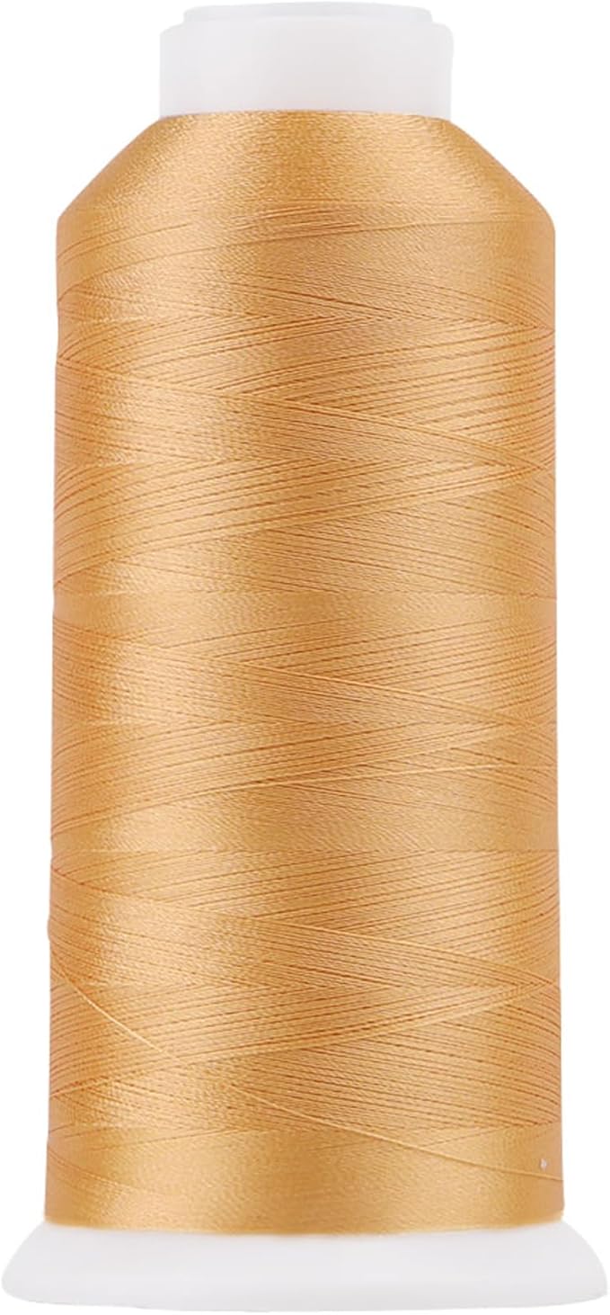 High Tenacity Polyester Embroidery Machine Thread 40WT(120D/2) 4000M Per Spool for Commercial and Domestic Embroidery Machine (Orange Sorbet-1870)