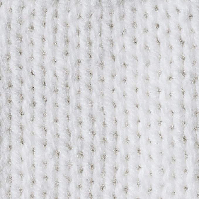Caron One Pound White Yarn - 2 Pack of 454g/16oz - Acrylic - 4 Medium (Worsted) - 812 Yards - Knitting/Crochet