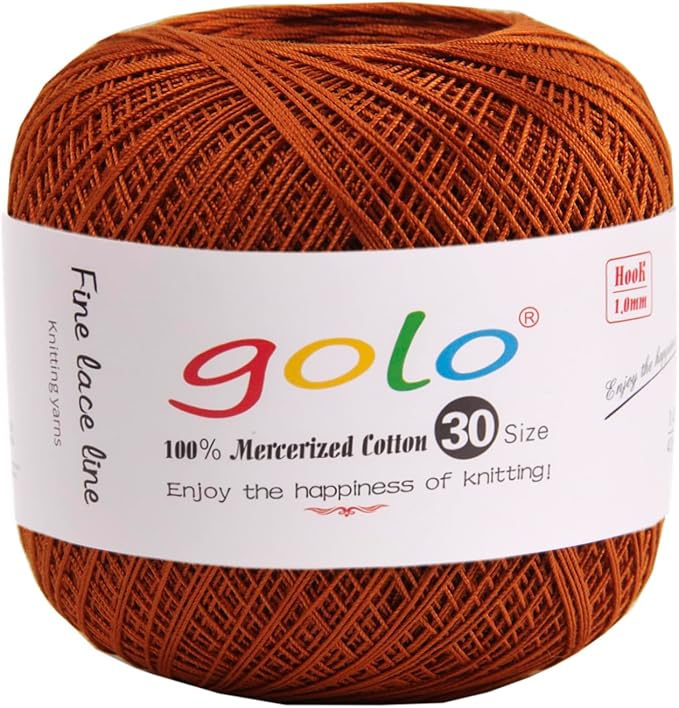 golo Crochet Thread Crochet Yarn for Hand Kniting Tatting Yarn 201