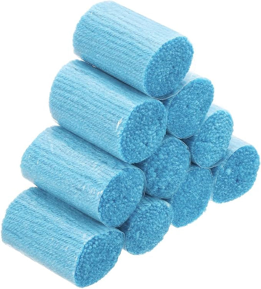PATIKIL 10 Rolls Latch Hook Yarn Kit - Precut Rugs Yarn for Making Crochet Bundles, Tapestry DIY Craft - for Adults Beginners - Lake Blue