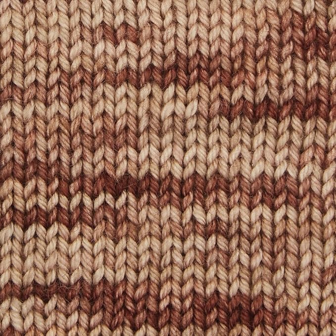 KnitPro Symfonie Fingering Weight Hand Dyed Variegated Yarn Skein | Extra Fine Merino Wool & Polyamide Blend for Knitting & Crocheting, Oeko-TEX Certified 400m, 100g | Terra Mocha