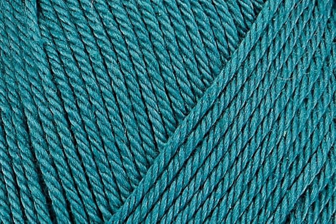 5 Skein/Pack Schachenmayr (SMC) Catania Originals Yarn, Each Ball 1.76 Oz (50gr) / 136 Yards (125 m), 100% Mercerized Cotton for Knitting and Crochet Yarn, Sport Weight, 391 - Petrol